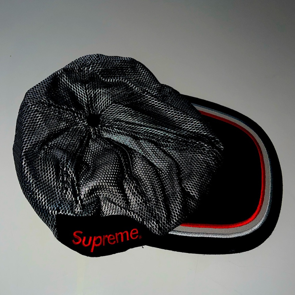 Supreme Authentic Silver Mesh 6 Panel hat 
Excellent condition. Rare.